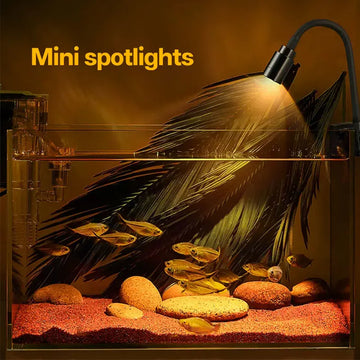 Akvaariovalo mini Etelä -Amerikan valonheittimet COB LED Luo Etelä -Amerikan keltaisen ja valkoisen valon 3W USB
