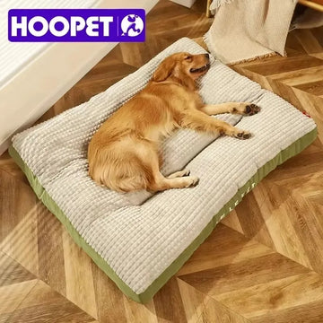 Hoopet топли кучета Спящо легло меко руно одеяло за разглобяемо котка кученце мат възглавница за малки средни големи кучета