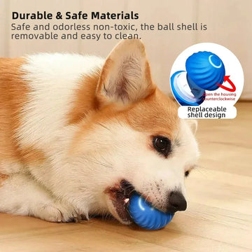 Pet Toy Ball Electronic Interactive Smart Moving Gravity Jumping Interactive Pet Products Oppladbar elektronisk leketøykulehund