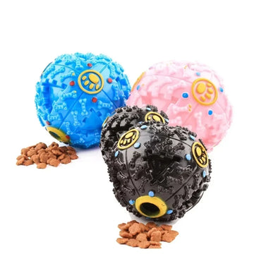 3 colorido com comida de estimação de bola cair bola de pet puzz