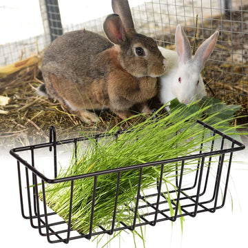 Rabbit Food Basket Grass Rack Rabbit Feeder Hanging Feeder Washable Feeders Bunny Guinea Pig Hamster Supplies