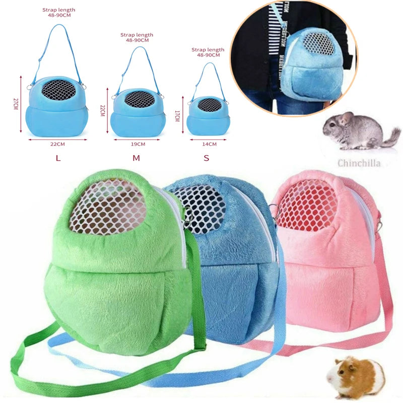 S M L Small Hamster Hamster Φορητό ταξίδι Ζεστή τσάντα κλωβός Guinea χοιρίνη τσάντα αναπνεύσιμο κατοικίδιο ζώο προμήθειες κατοικίδιων ζώων