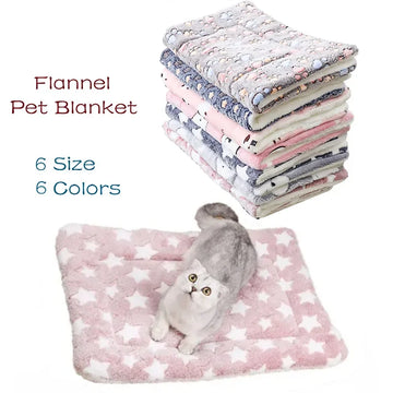 Flanela Pet Mat Dog Bed Cama de gato espetada